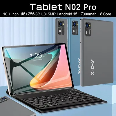 Obrázek produktu pro Android tablet, 11 palců, 24 GB RAM, 256 GB úložiště, 4G LTE, dual SIM, Wi-Fi, IPS displej, osmijádrový procesor, baterie 8000 mAh, přední a zadní kamera, Android 15.Tablet pouze s Wi-Fi, 16 GB + 256 GB