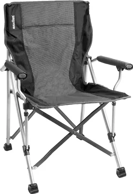 Produktbild von Brunner Raptor Classic Klappstuhl Campingstuhl Schwarz/Grau 110 Kg