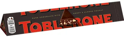 Image de Toblerone noir, barre, chocolat 100g