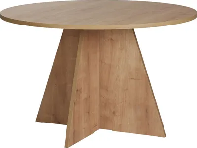 Produktbild von Esstisch "Virella" aus Holz – 120 x 120 x 75 cm – Saphir-Eiche