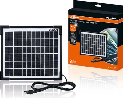 Immagine prodotto di OSRAM BATTERYcharge Solar Solarbatterie-Wartungsgerät OSP500