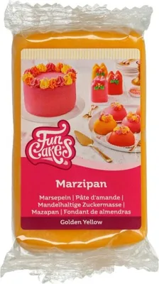 Produktbild von FunCakes Mandelhaltige Zuckermasse Golden Yellow 250 g