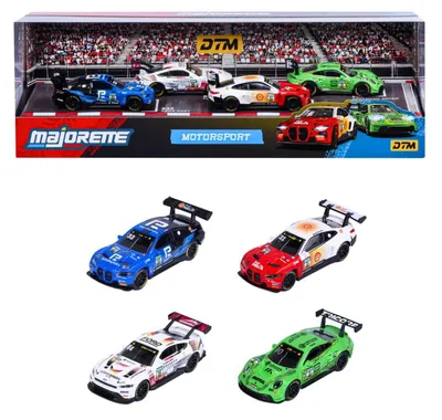 Productafbeelding van Majorette Motorsport DTM, cadeauverpakking met 4 stuks