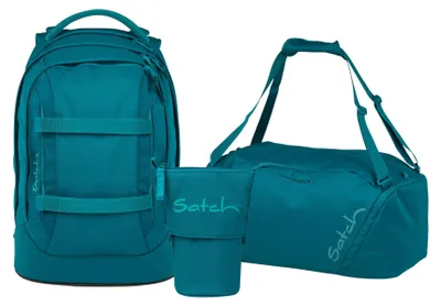 Produktbild von Satch, Schulrucksack-Set PACK Deep Petrol 3-teilig, Kollektion 25/26