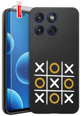Produktbild von Hülle für Motorola Edge 70 | Designs | Mattes Silikon-Case + 9H-Glas