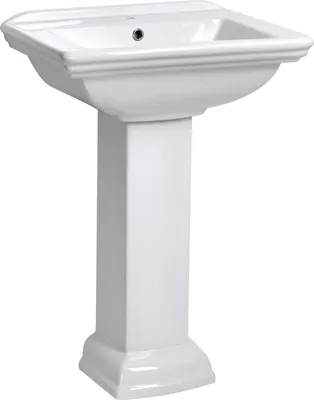 Produktbild von RETRO Klassisches Stand-Waschbecken mit saule-  Keramik KLEO-13- 60 cm