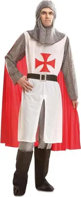 Produktbild von Mom Mittelalterlicher Ritter Mit Umhang Herrenkostüm Rot XL Rot XL