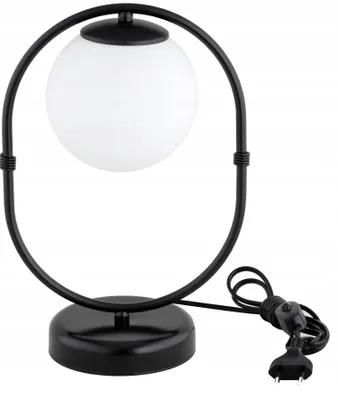 Produktbild von Tischlampe 35 cm E27 Kugelschirm Modern Beistelllampe