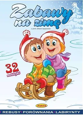 Image de Zabawy na Zimę. Kolorowanka