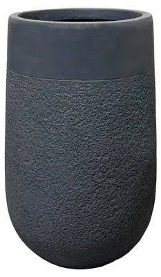 Produktbild von Pflanzkübel aus Beton Provencelia OPUS Dunkelgrau, Ø53 cm x H78 cm, frostbeständig