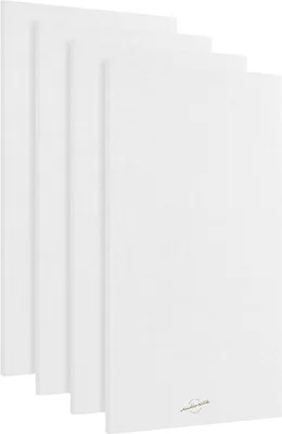 Zdjęcie produktu dla Panele akustyczne, zestaw 4 sztuk, duży, 116 x 58 cm, kolor biały