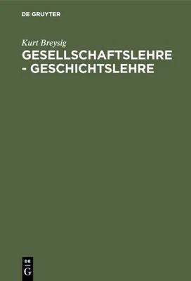 Produktbild von Gesellschaftslehre - Geschichtslehre