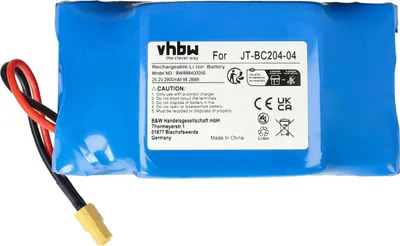 Produktbild von vhbw Akku kompatibel mit Jetech JT-BC204, Hoverboard 25.2 V E-Scooter, Hoverboard (3900 mAh, 25,2 V, Li-Ion)