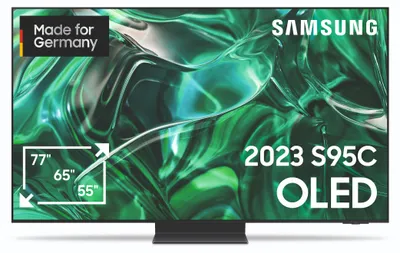 Produktbild von Samsung GQ77S95CAT, 195,6 cm (77"), 3840 x 2160 Pixel, OLED, Smart-TV, WLAN, Schwarz, Titan