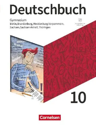 Produktbild von Deutschbuch Gymnasium 10. Schuljahr - Berlin, Brandenburg, Mecklenburg-Vorpommern, Sachsen, Sachsen-Anhalt und Thüringen - Schulbuch mit Hörtexten und Erklärfilmen
