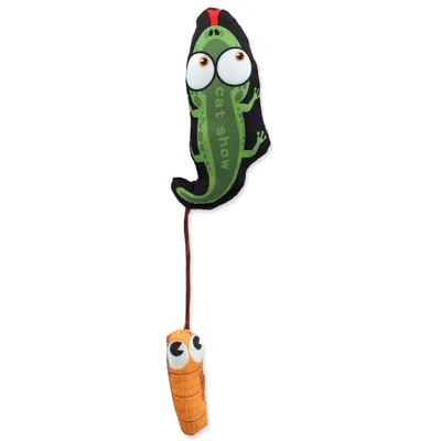 Obrázek produktu pro Hračka LET`S PLAY krokodýl s catnipem 17 cm 1 ks