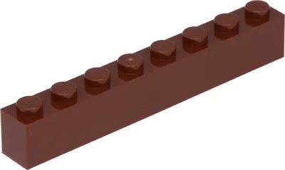 Produktbild von Lego® 250 Stück 3008 Stein Brick 1x8 Part Basic Steine 250 Rotbraun