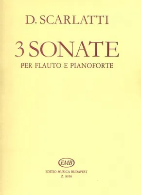 Produktbild von 3 Sonatenfür Flöte und Klavier