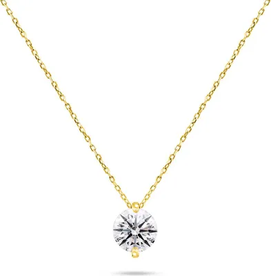 Produktbild von Sparkling Gold Plated Zirconia Necklace NCL68Y