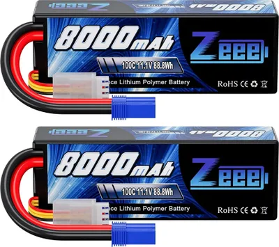 Obrázek produktu pro Zeee Lipo baterie, kapacita 8000mAh, rychlost vybíjení 100C, 3S 100C 8000 EC5
