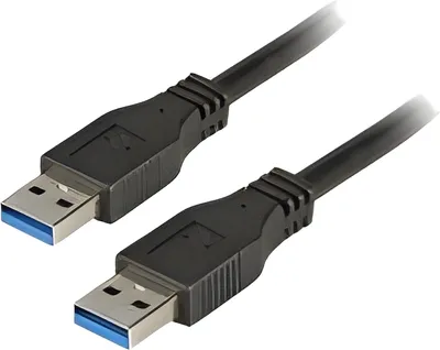 Obrázek produktu pro EFB Elektronik K5210SW.1, 1 m, USB A, USB A, USB 3.2 Gen 1 (3.1 Gen 1), 5 Gbit/s, Černá