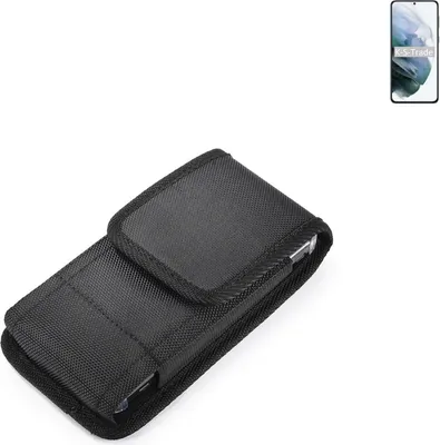 Produktbild von Holster Gürteltasche kompatibel mit Samsung Galaxy S21+ 5G Exynos Holster Gürtel Tasche wasserabweisend Handy Hülle Schutz Hülle Outdoor schwarz