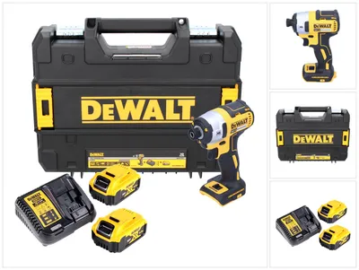 Produktbild von DeWalt DCF 887 P2T Akku Schlagschrauber 18 V 205 Nm 1/4" Brushless + 2x Akku 5,0 Ah + Ladegerät + TSTAK