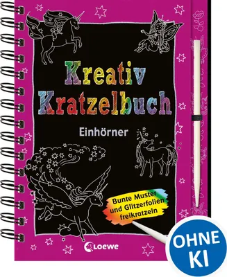 Produktbild von Kreativ-Kratzelbuch: Einhörner