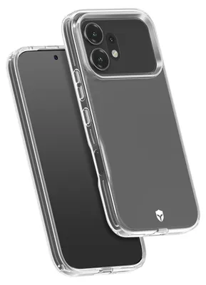 Immagine prodotto di Custodia protettiva resistente agli urti per Honor 600, resistente a cadute da 2 metri, anti-ingiallimento, trasparente