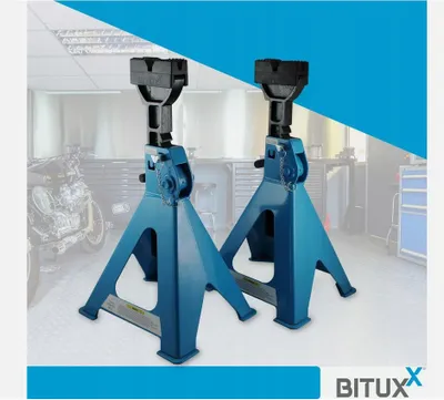 Produktbild von Bituxx 2er Set Werkstattböcke 6T Tragkraft höhenverstellbar