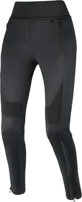 Zdjęcie produktu dla Legginsy motocyklowe damskie Macna Pearl, czarne, rozmiar 32