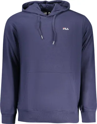 Produktbild von Herren-Kapuzenpullover Blau, Langarm, Kängurutasche & Stickerei