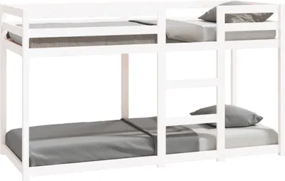 Immagine prodotto di vidaXL Letto a castello bianco 75x190 cm in legno di pino massiccio