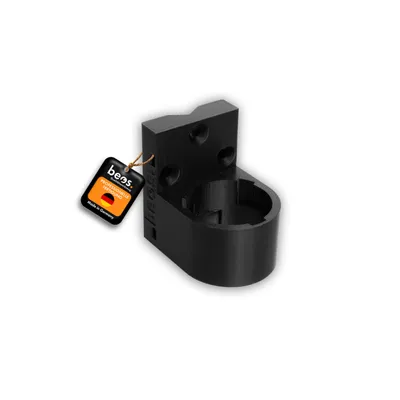 Produktbild von beos® Premium Wandhalterung für Ecovacs Beacon - kompatibel mit der RTK-Antenne der Ecovacs GOAT G1 Mähroboter in schwarz