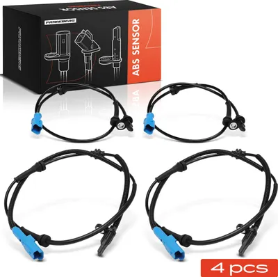 Image de Frankberg 4x capteur ABS Avant Arrière pour Peugeot 207 Citroën C3 DS Opel