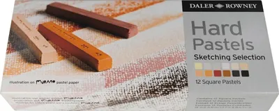Obrázek produktu pro Daler Rowney Pastels Sada carré pastelů 12 ks