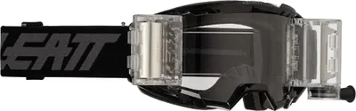 Image de Lunettes de motocross LEATT Vizion 3.5 Roll-Off Stealth Noir Verre transparent 90 %