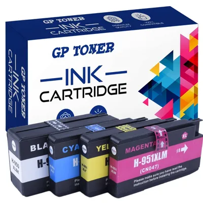 Zdjęcie produktu dla 4x Tusz do HP Officejet Pro 8100 8620 8660 8610 251 dw 276 dw 950XL 951XL