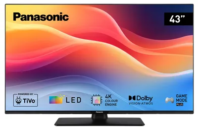 Produktbild von Panasonic TB-43W61AEZC, 109,2 cm (43"), 3840 x 2160 Pixel, LED, Smart-TV, WLAN, Schwarz