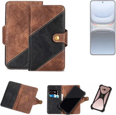 Produktbild von K-S-Trade Handyhülle Schutzhülle Bookstyle Case kompatibel mit Vivo iQOO 13 Klapphülle Cover Hülle Schutztasche 1x