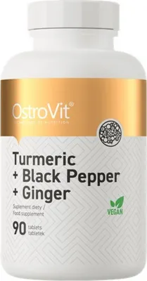 Produktbild von Ostrovit Curcumin + schwarzer Pfeffer + Ingwer BI9064