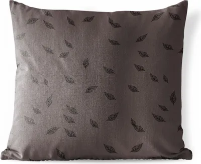 Produktbild von MuchoWow® Outdoor Kissen - Muster - Laub - Braun - 60x60 cm - Wetterfest - Lounge Kissen - Dekoration - Schlaf Kissen