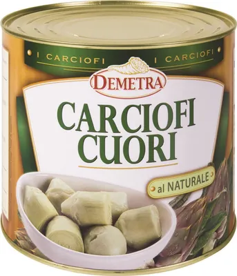Immagine prodotto di Cuori di carciofi 2500 gr. - Demetra