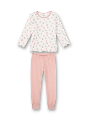 Produktbild von Sanetta Mädchen-Schlafanzug lang Weiß Dots-Allover 116