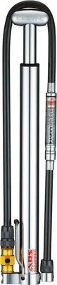 Produktbild von Lezyne Micro Floor Drive HPG, Boden-Luftpumpe, Schwarz, Silber, T-Typ Griff, 11 bar, Aluminium, Edelstahl, 194 g