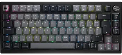 Zdjęcie produktu dla Corsair K65 PLUS WIRELESS 75 % RGB, 75%, Bezprzewodowy, RF Bezprzewodowy + USB, Mechaniczna, QWERTY, Czarny