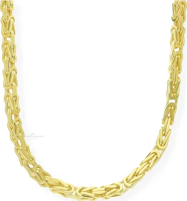 Produktbild von JuwelmaLux Königskette 925/000 Sterling Silber Goldplattiert JL18-05-0274 45 cm