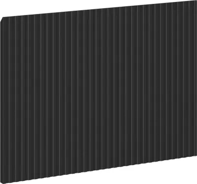 Obrázok produktu pre Mexen Rýhované čelo pre korpus kúpeľňovej skrinky 45 x 43,5 cm, matná čierna - 91A20-0450-470-1-71