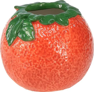 Produktbild von Mediterrane Keramik Vase rund für Tischdeko und Kräutertöpfe
