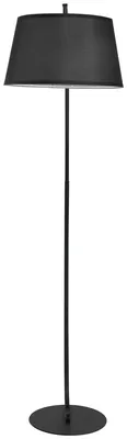 Obrázek produktu pro Stojací lampa – Černá stojací lampa | Barva: Černá | Rozměry: 105x47x190 cm